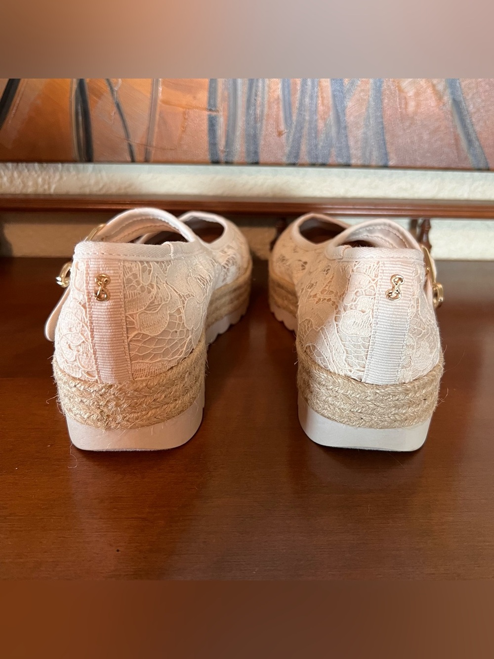 Sam & Libby Isla Espadrille Mary Jane Platform Flats - Picture 4 of 13